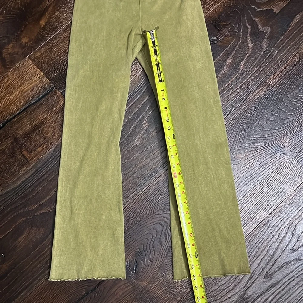 FP Movement Pants Flare Right On High Rise Olive Green - Picture 6 of 7